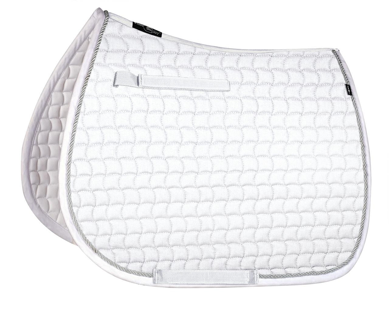 Fair Play "Sirius" White Saddle Pad - Jump, Close Contact & Dressage - Fair Play - Equiluxe Tack