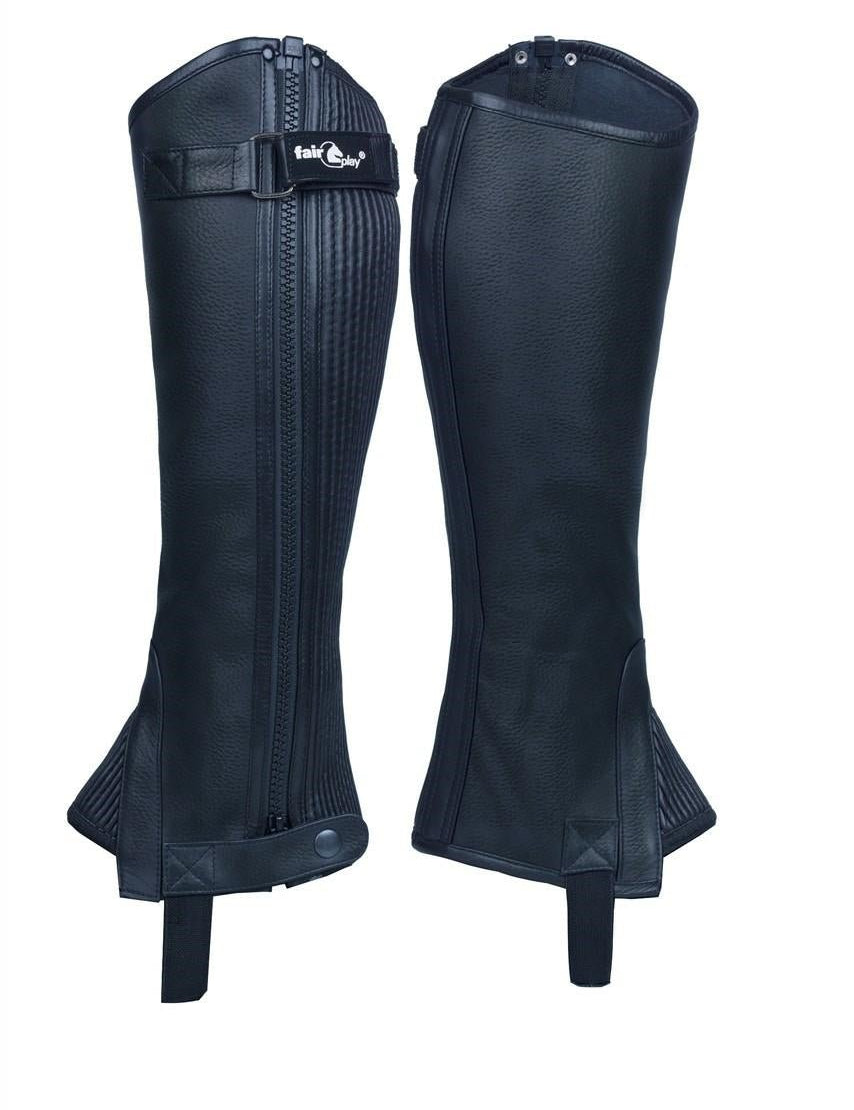 Fair Play Standard Leather Half Chaps - Fair Play - Equiluxe Tack