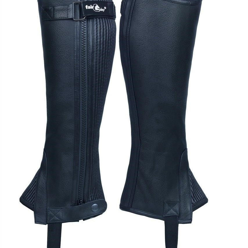 Fair Play Standard Leather Half Chaps - Fair Play - Equiluxe Tack