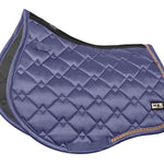 Fair Play Steel Blue Rose Gold "Azuryt Ceramic" Jump & Dressage Saddle Pad - Fair Play - Equiluxe Tack