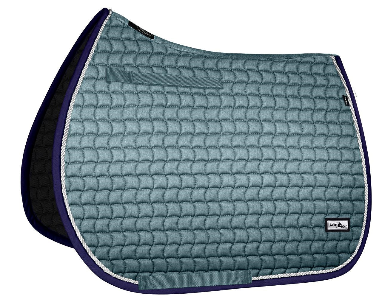 Fair Play Storm Green "Sirius" PONY Jump Saddle Pad - Fair Play - Equiluxe Tack