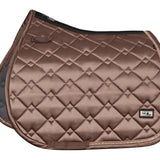 Fair Play Taupe Rose Gold "Azuryt Ceramic" Jump & Dressage Saddle Pad - Fair Play - Equiluxe Tack