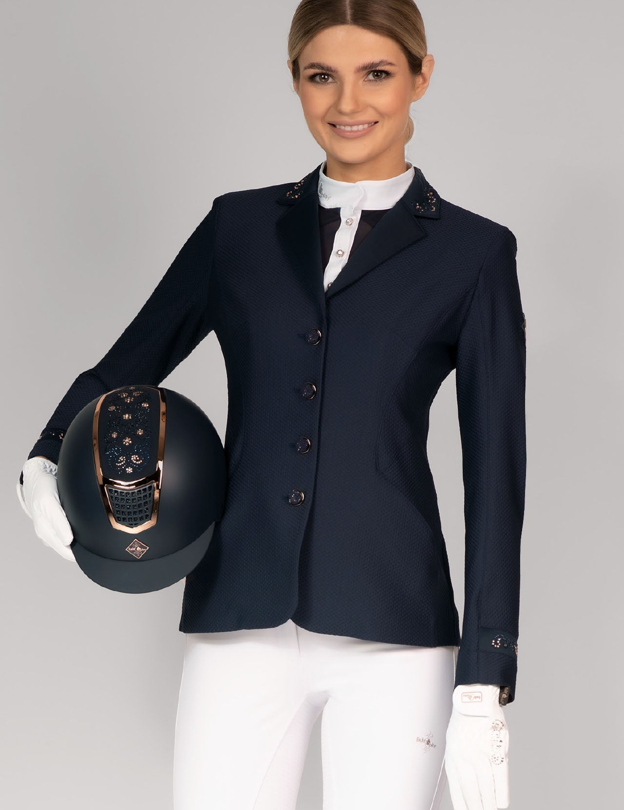 Fair Play "Taylor" Comfimesh Chic Rose Gold Show jacket - Fair Play - Equiluxe Tack