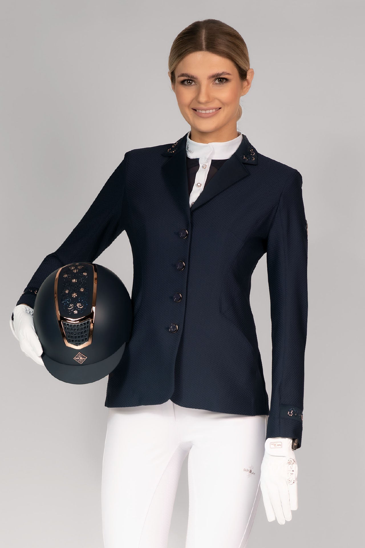 Fair Play "Taylor" Comfimesh Chic Rose Gold Show jacket - Fair Play - Equiluxe Tack