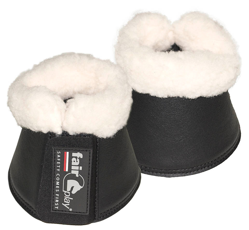 Fair Play "Trot" Neoprene Over Reach Bell Boots w/ Fur - Fair Play - Equiluxe Tack