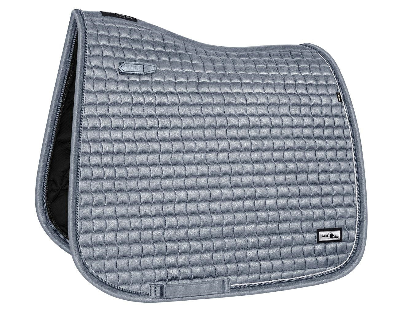 Fair Play "Wavellite" Silver Saddle Pad - Jump, Close Contact & Dressage - Fair Play - Equiluxe Tack