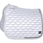 Fair Play White "Hexagon Arrow" Jump & Dressage Saddle Pad - Fair Play - Equiluxe Tack