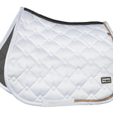 Fair Play White Rose Gold "Azuryt Ceramic" Jump & Dressage Saddle Pad - Fair Play - Equiluxe Tack