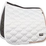 Fair Play White Rose Gold "Azuryt Ceramic" Jump & Dressage Saddle Pad - Fair Play - Equiluxe Tack