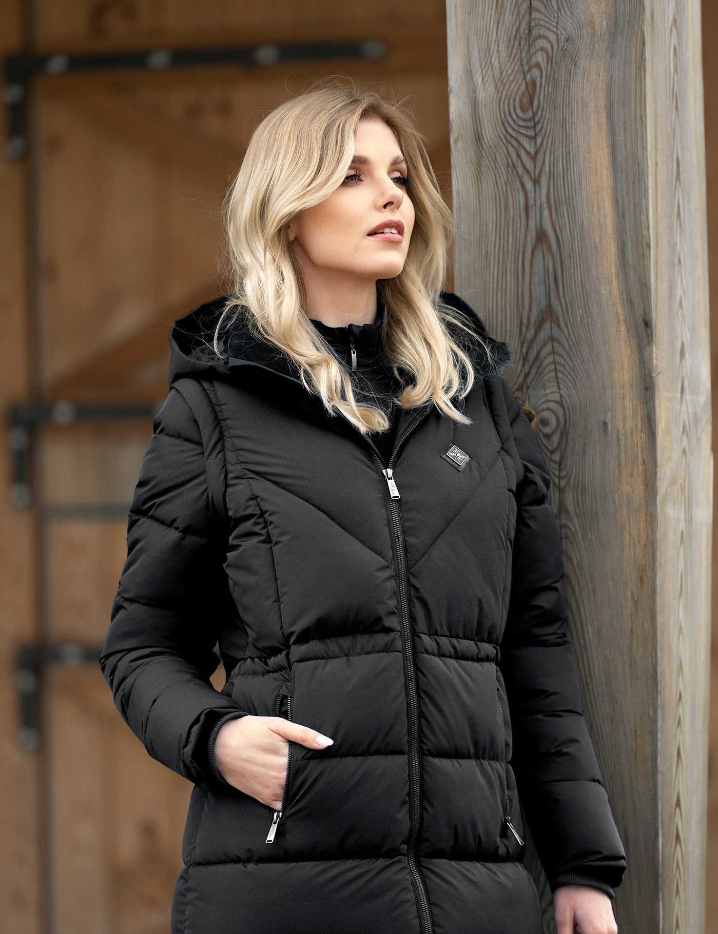 Fair Play Women's "Sia" Long Riding Puffer Trainer's Coat - Fair Play - Equiluxe Tack