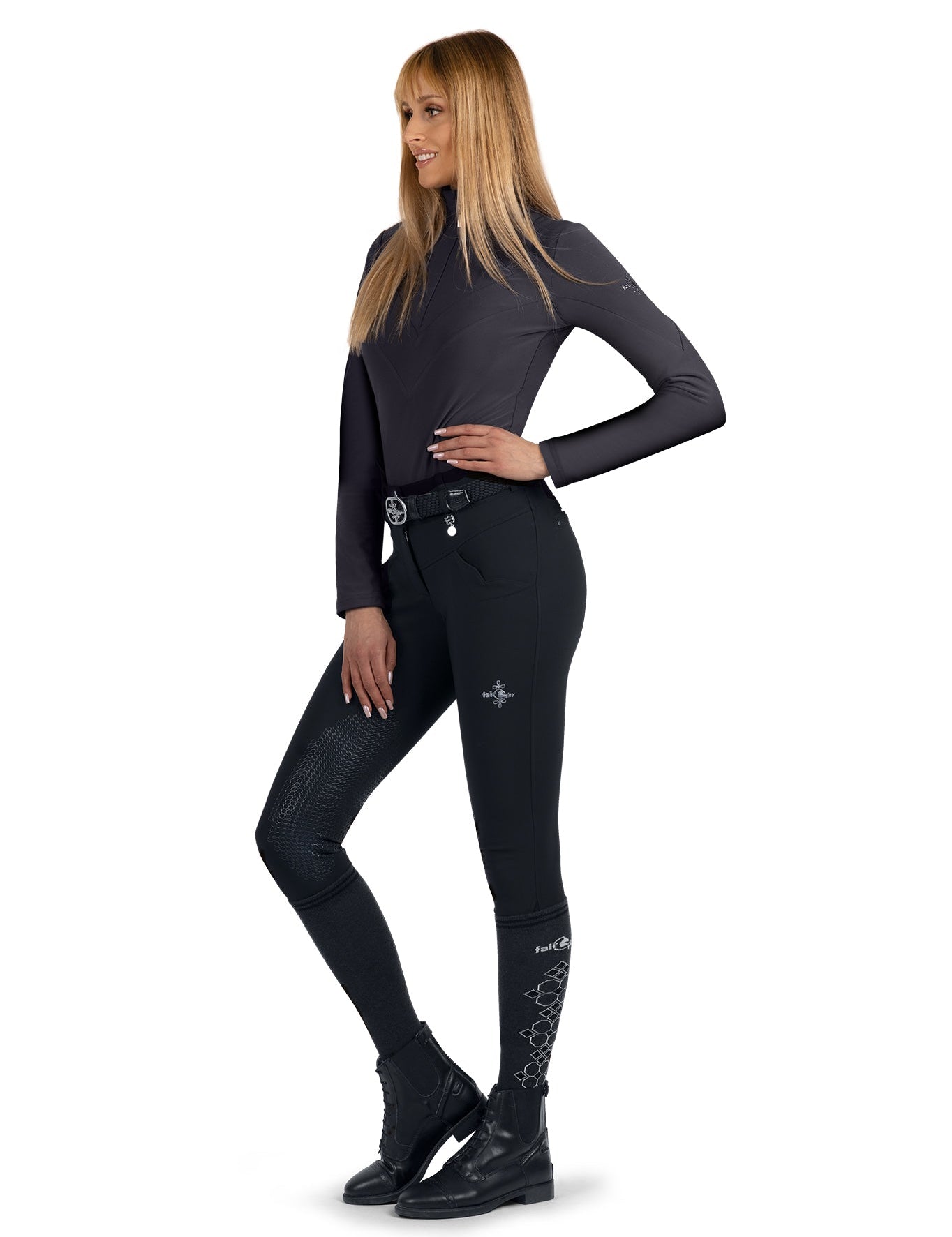 Fair Play Women's "Vita" Knee Patch Winter Breeches - Fair Play - Equiluxe Tack