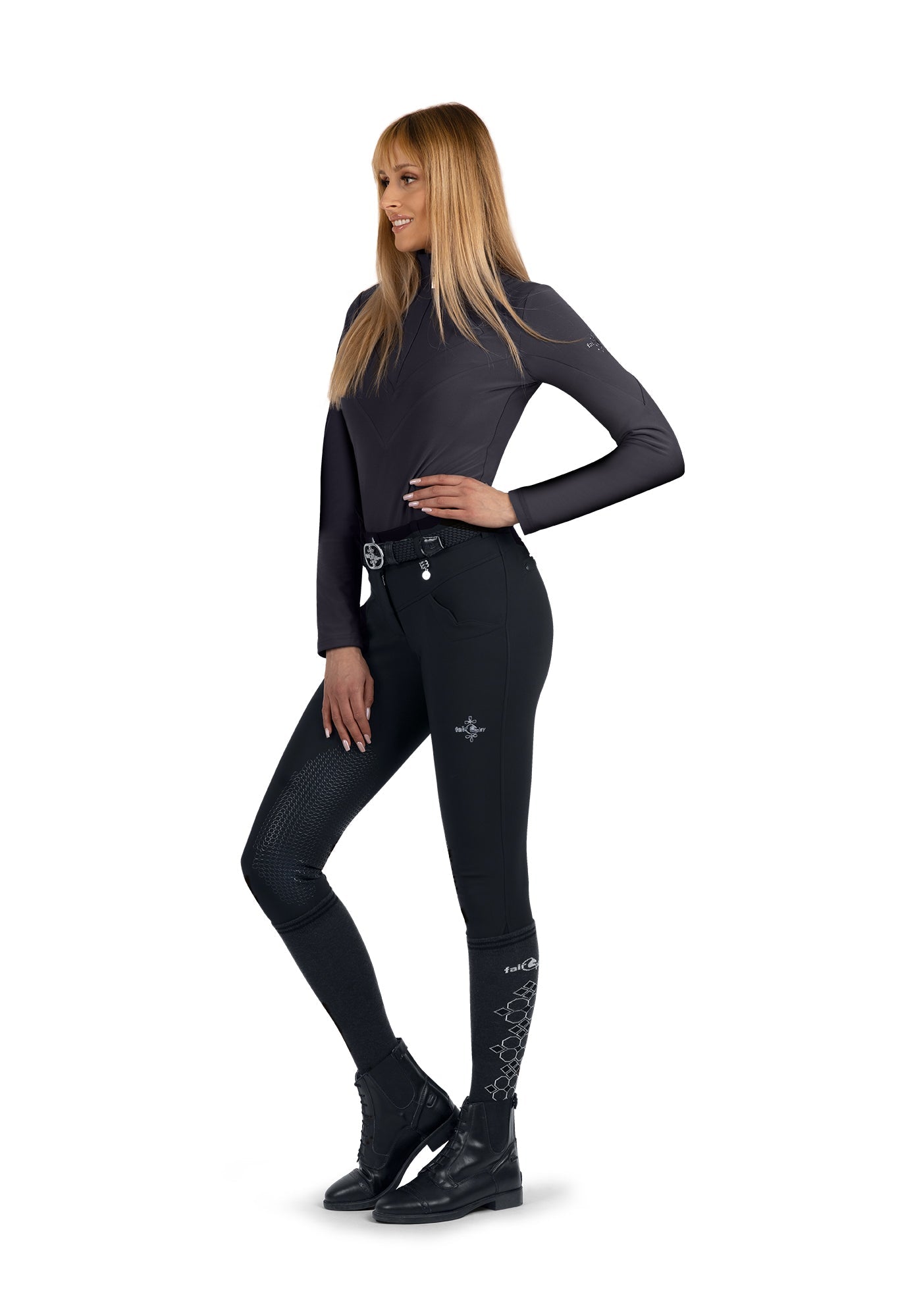 Fair Play Women's "Vita" Knee Patch Winter Breeches - Fair Play - Equiluxe Tack