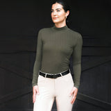 Hannah Childs Farrah Star Turtleneck Training Top