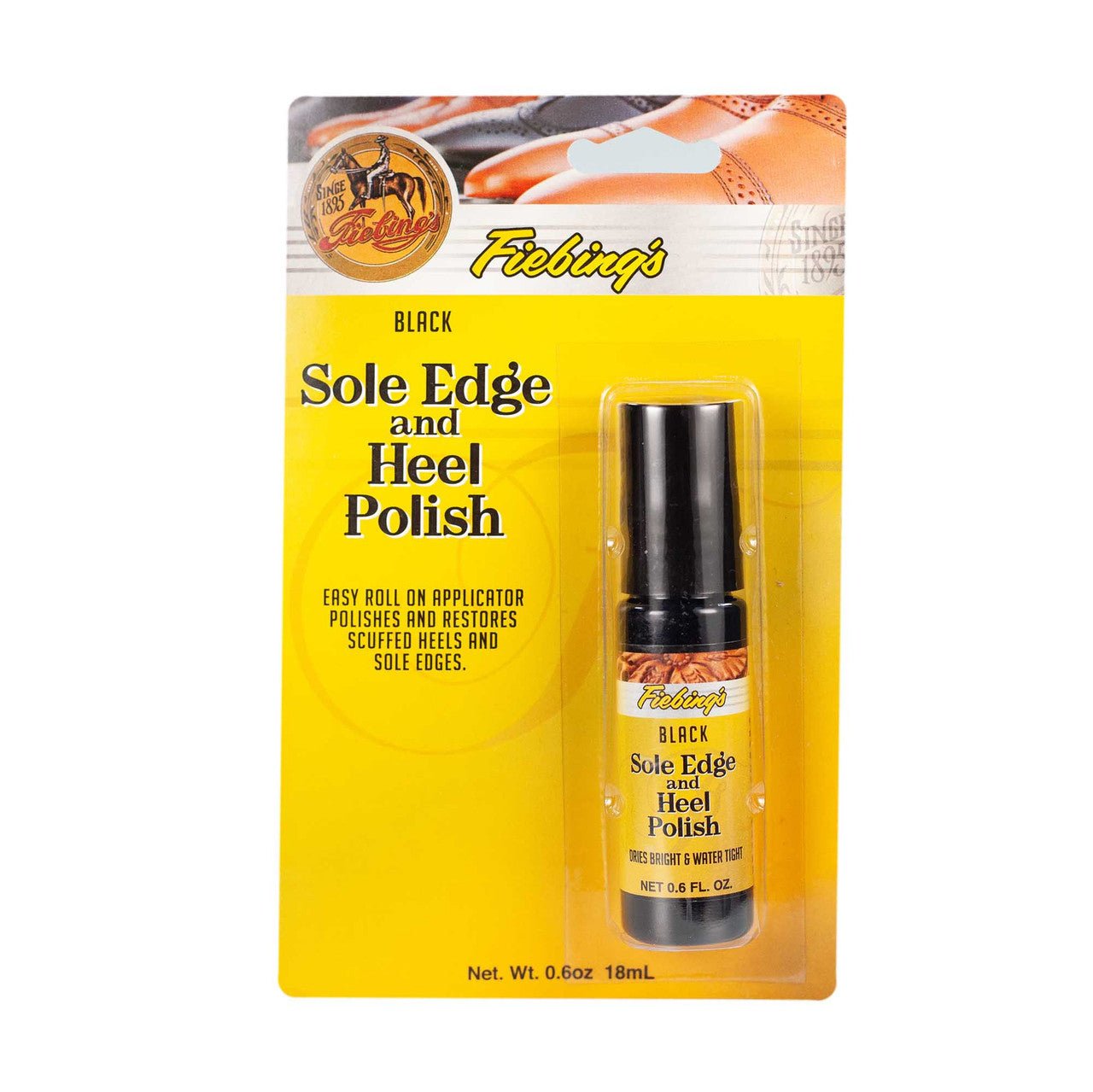 Fiebing's Sole Edge & Heel Polish 0.6 oz. - Equiluxe Tack - Equiluxe Tack