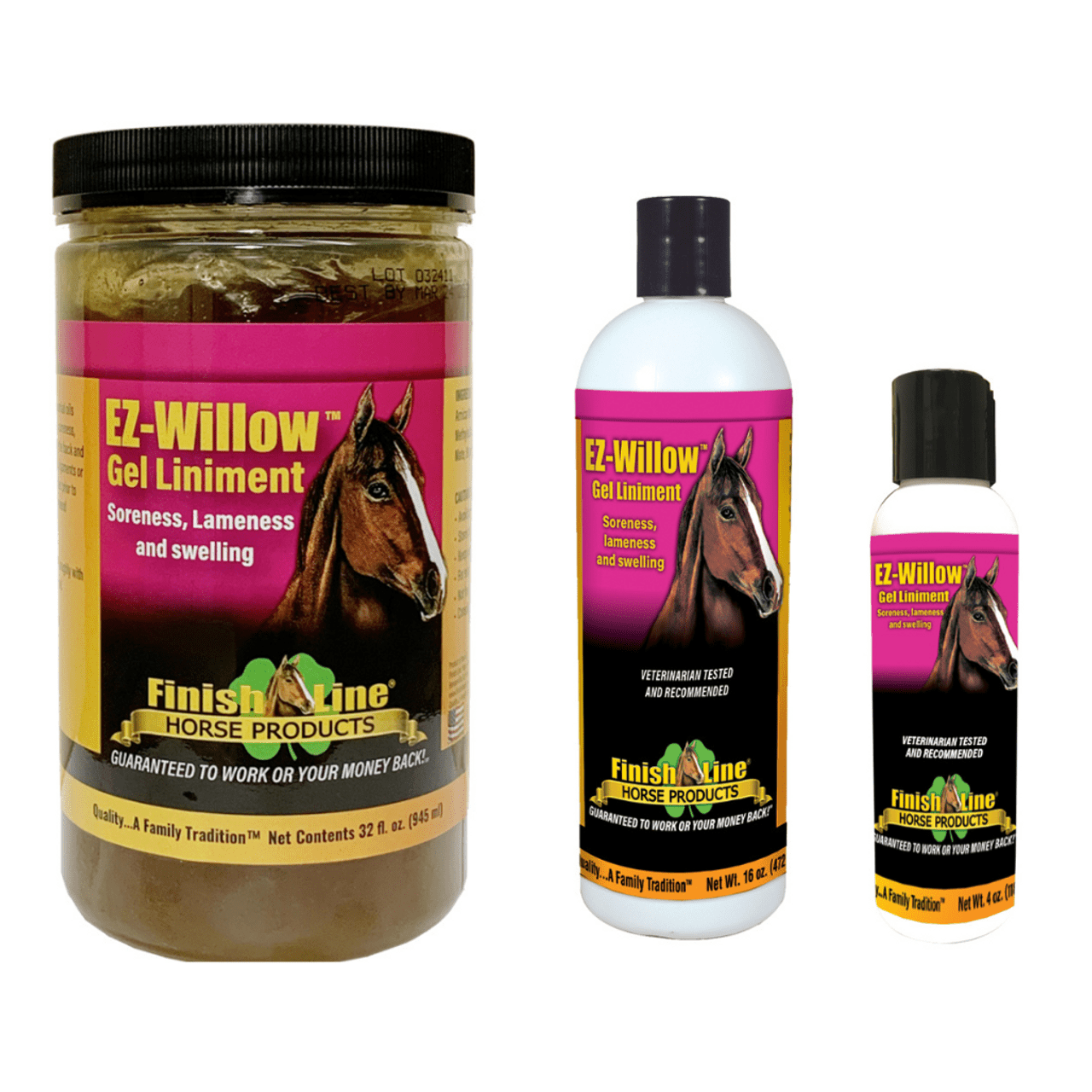 Finish Line® EZ - Willow™ Gel Liniment - Finish Line - Equiluxe Tack