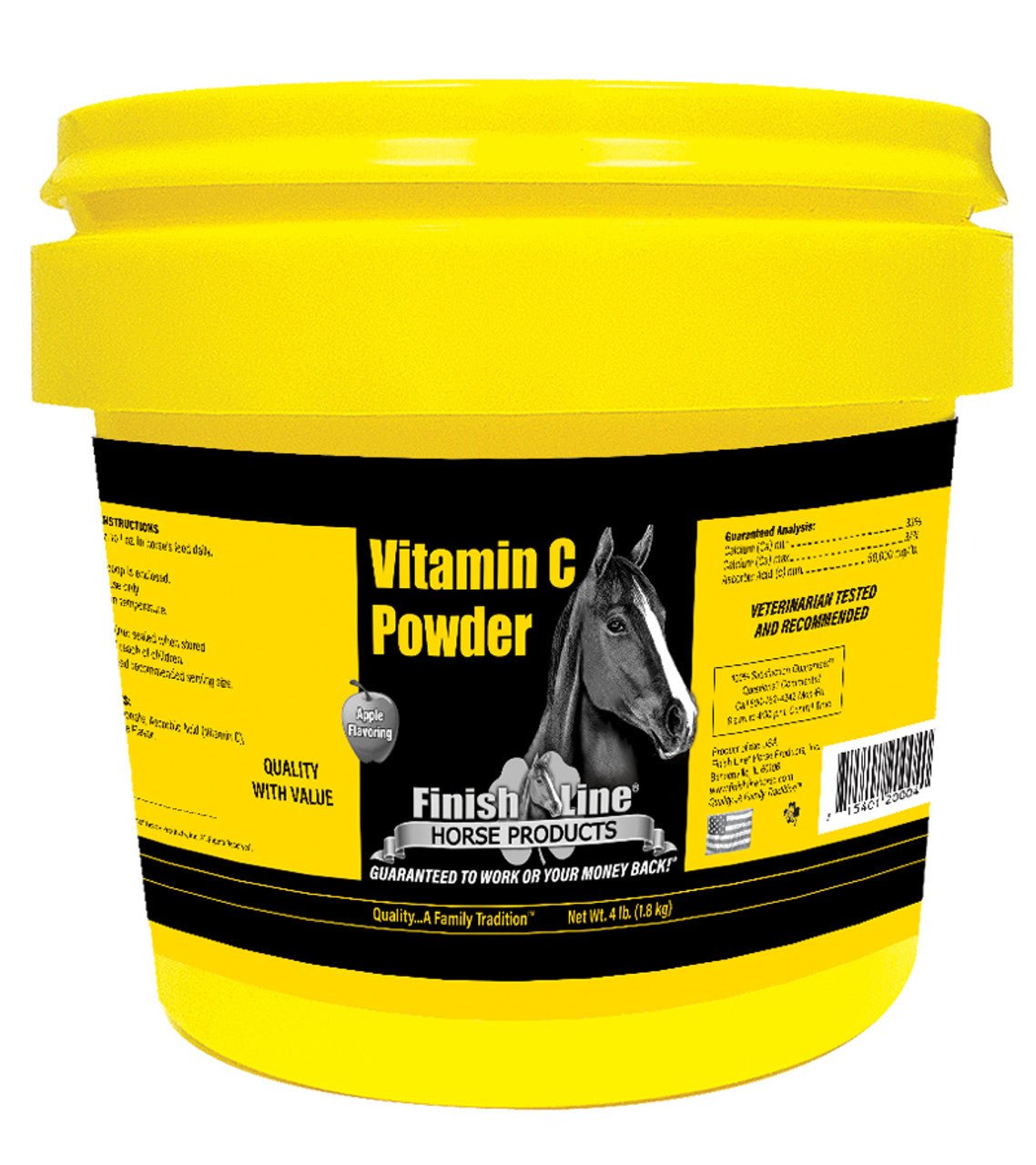 Finish Line® Vitamin C Powder 4 lb. - Equiluxe Tack