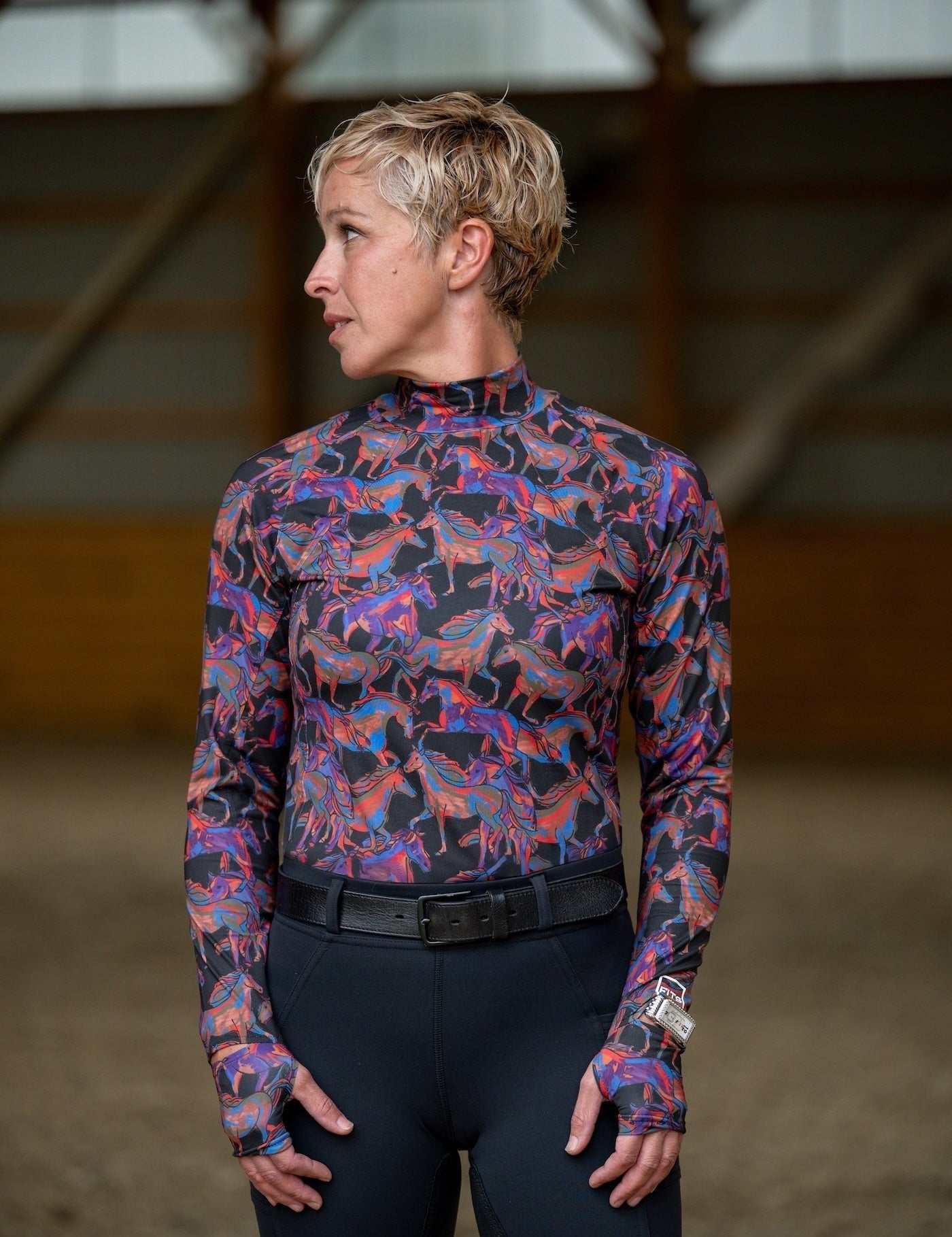 FITS Bianca Mock Neck Winter Long Sleeve - FITS Riding - Equiluxe Tack