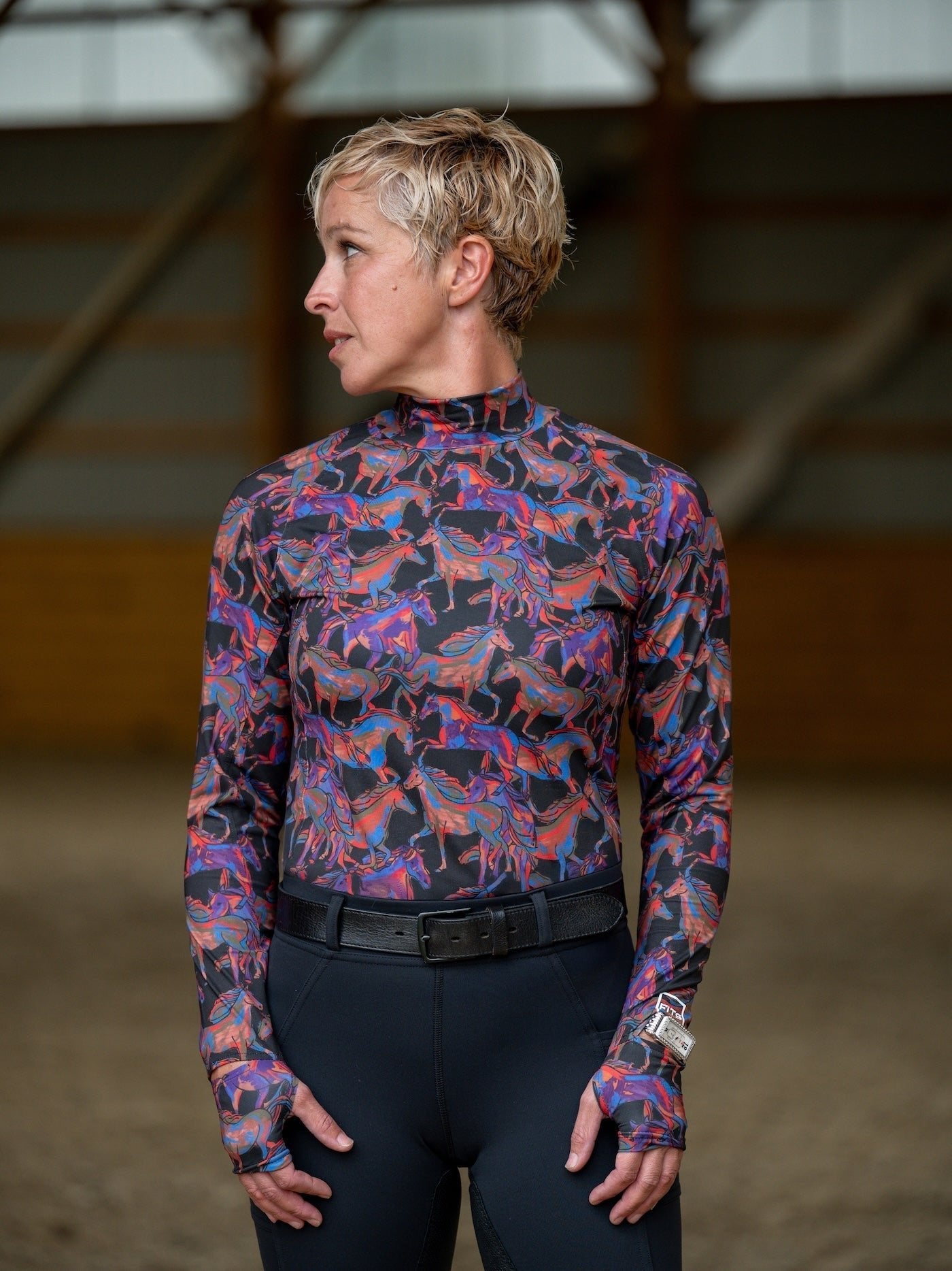 FITS Bianca Mock Neck Winter Long Sleeve - FITS Riding - Equiluxe Tack