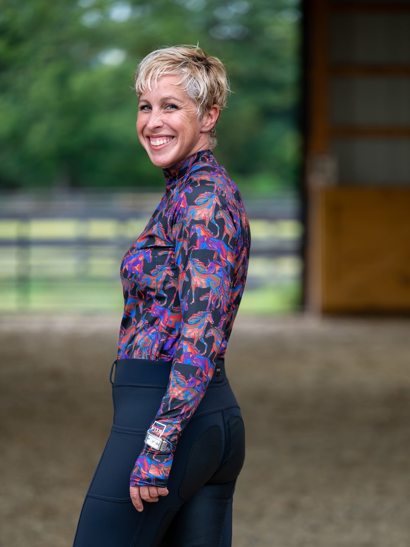 FITS Bianca Mock Neck Winter Long Sleeve - FITS Riding - Equiluxe Tack