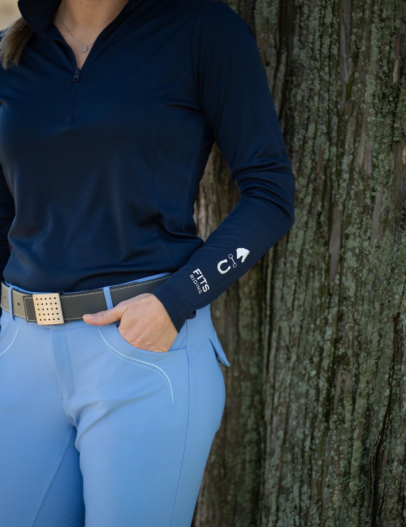 FITS Trio Graphic 1/4 Zip Long Sleeve - FITS Riding - Equiluxe Tack