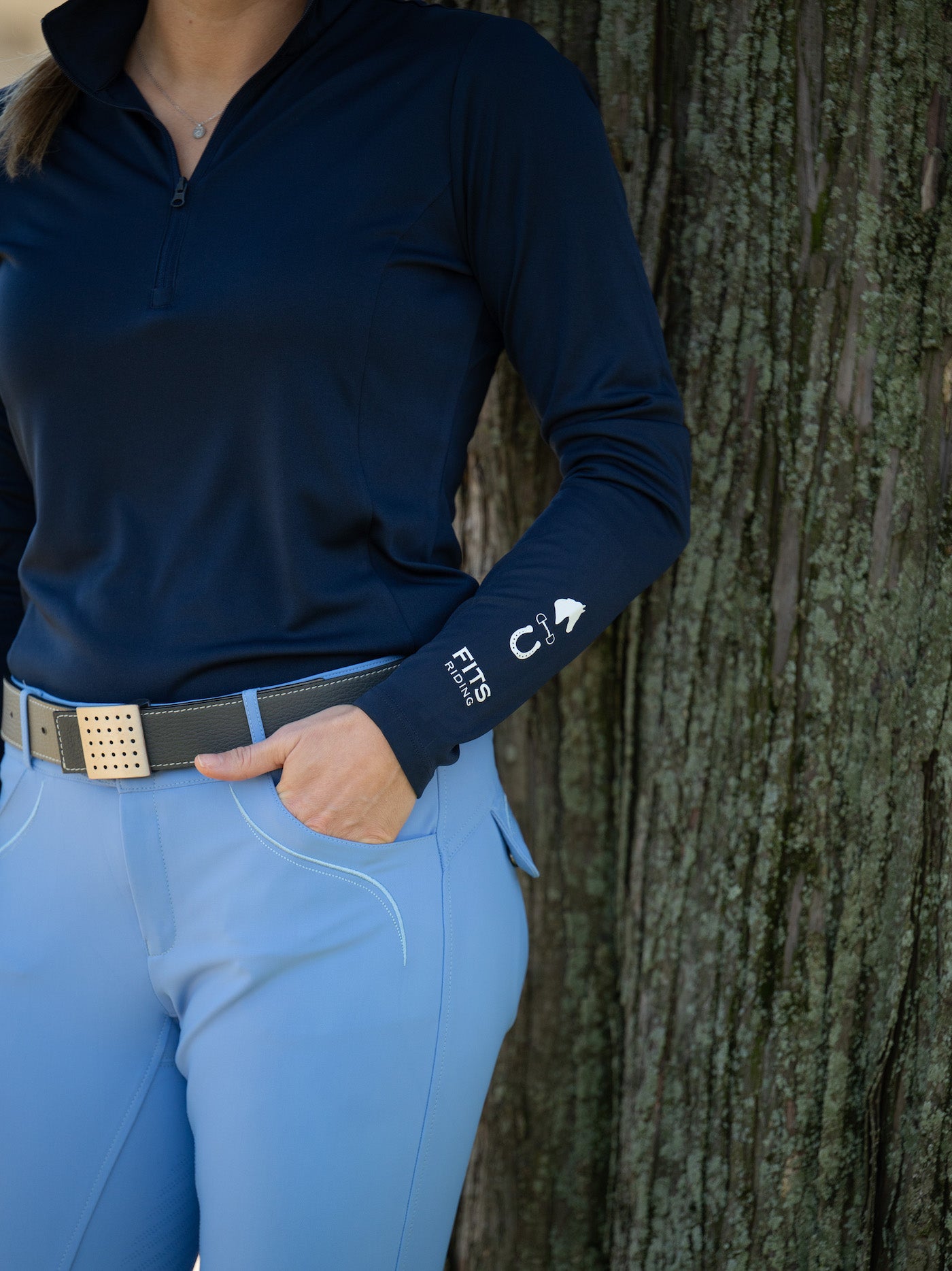 FITS Trio Graphic 1/4 Zip Long Sleeve - FITS Riding - Equiluxe Tack