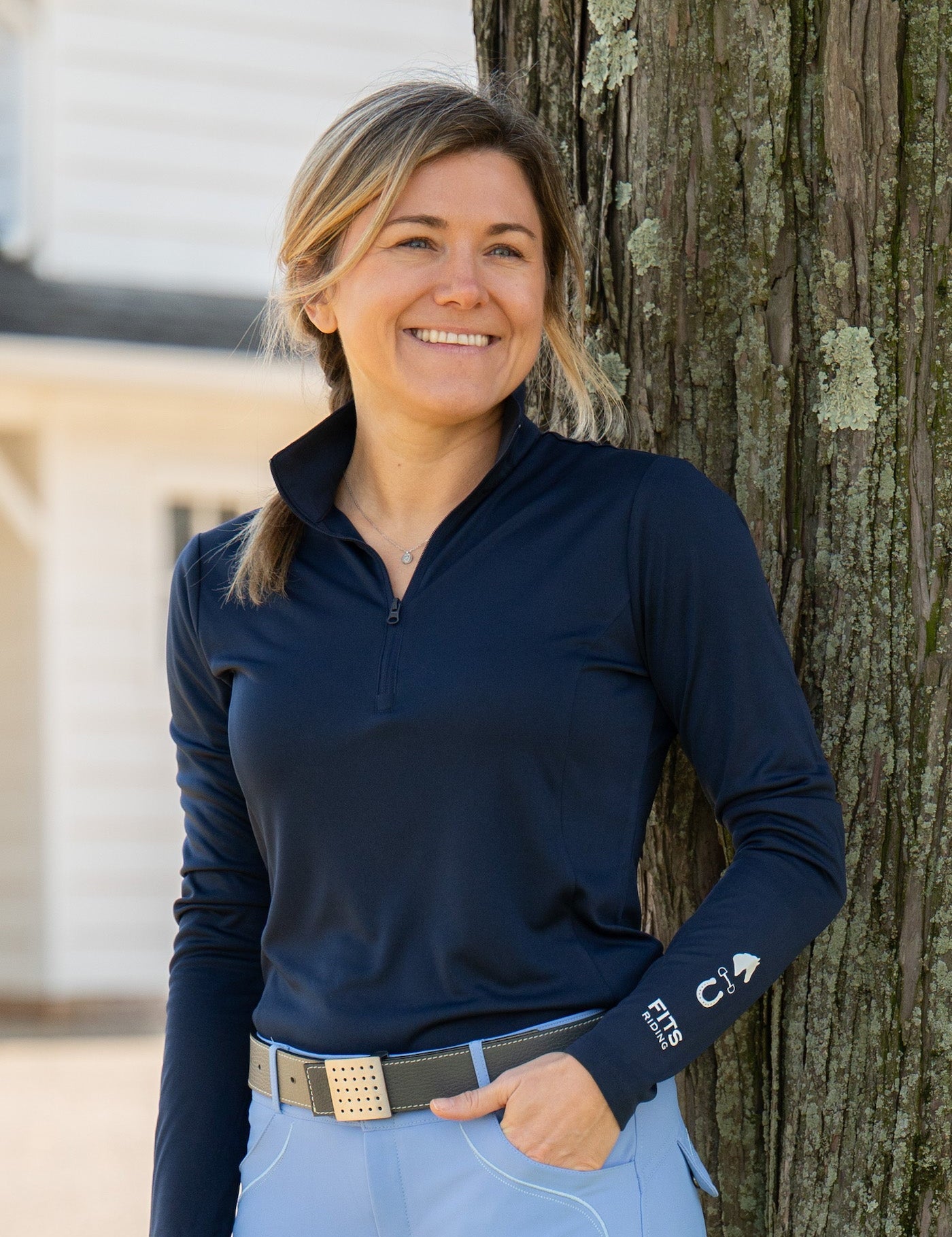 FITS Trio Graphic 1/4 Zip Long Sleeve - FITS Riding - Equiluxe Tack