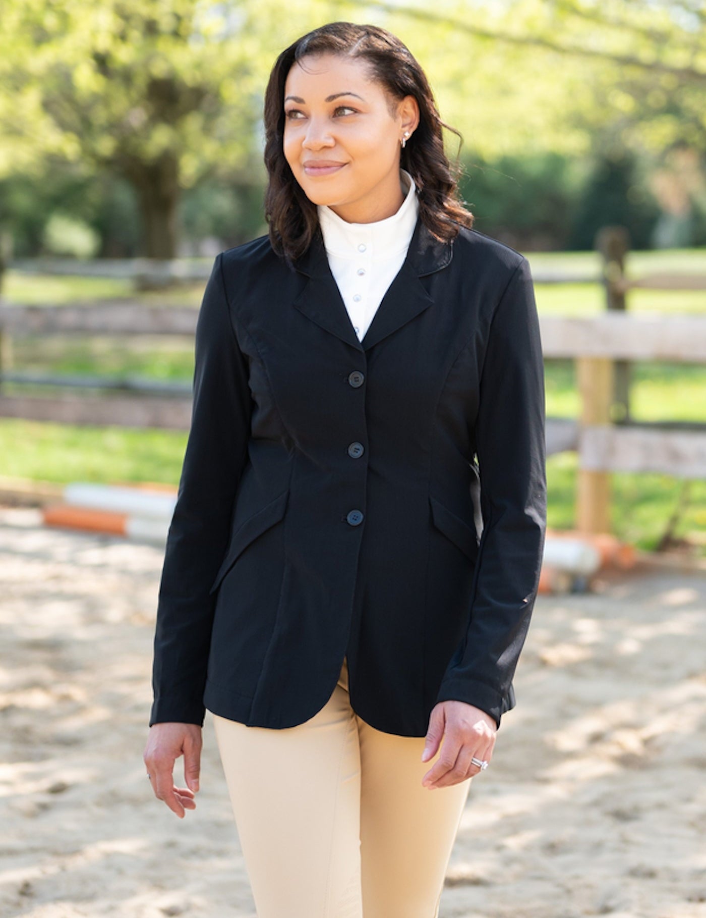 FITS Zephyr II Mesh Hunt Show Coat - Black - FITS Riding - Equiluxe Tack