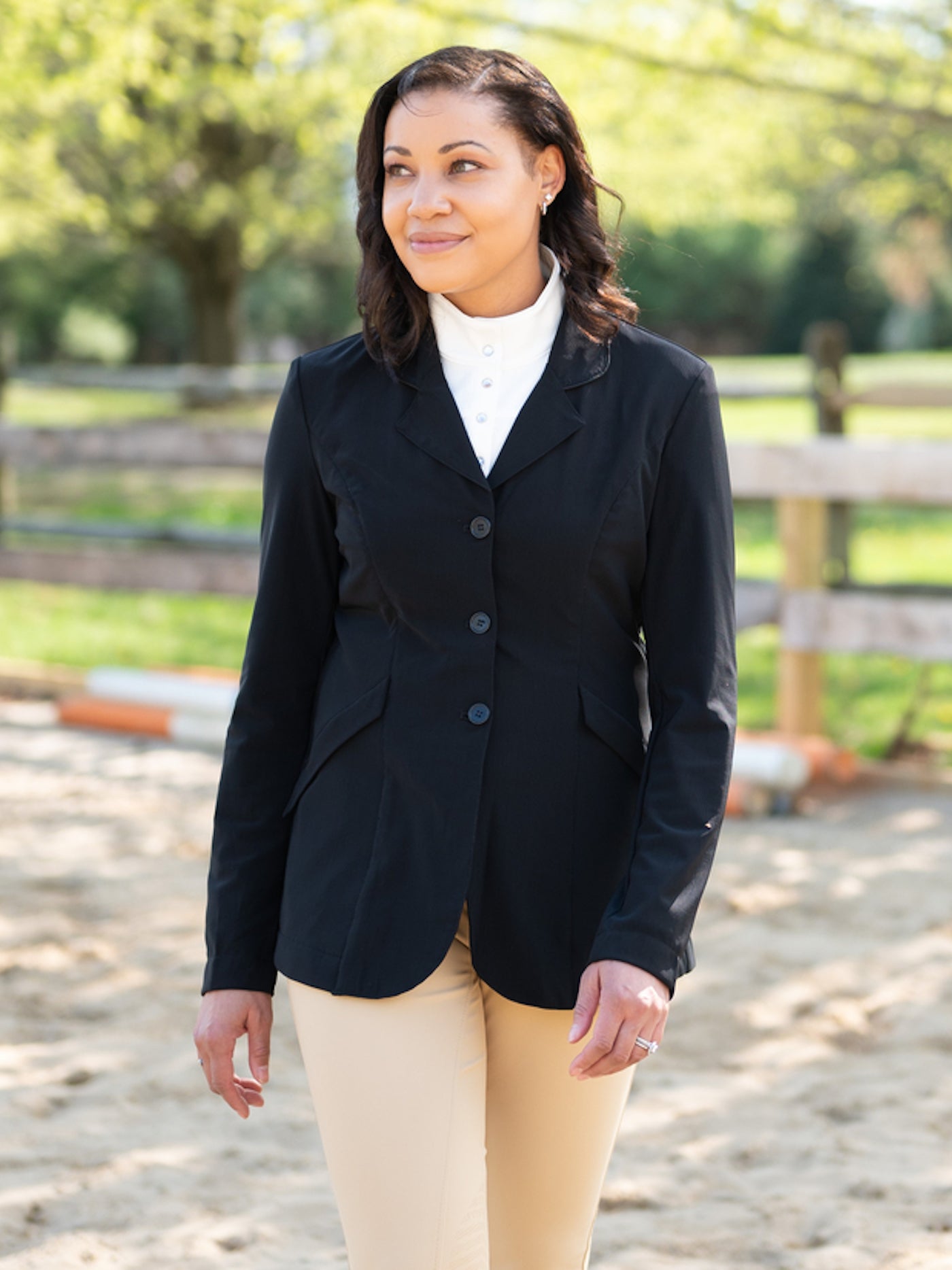 FITS Zephyr II Mesh Hunt Show Coat - Black - FITS Riding - Equiluxe Tack