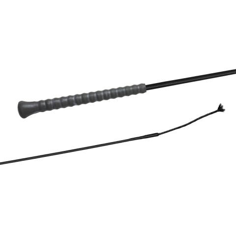 Fleck Ecoline Rubber Grip Dressage Whip- 47.5" - Equiluxe Tack