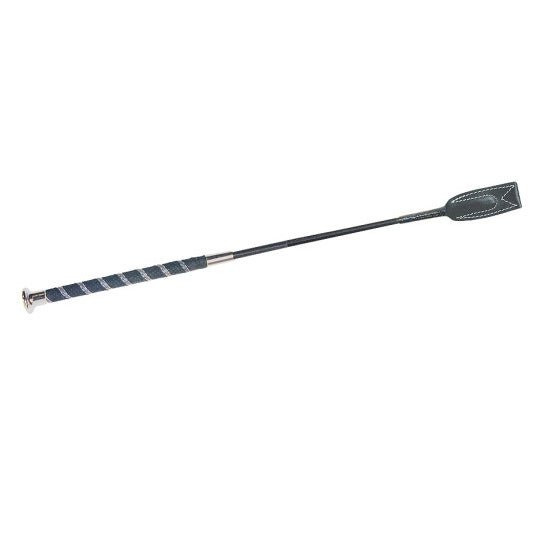 Fleck Soft-Grip,Nickel Cap Jump Bat-Black- 18'' - Equiluxe Tack