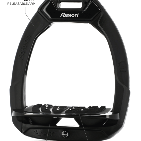 Flex - On Safe - On JUNIOR Stirrups Inclined w/ Ultra Grip - Multiple Colors - Flex - On - Equiluxe Tack