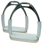 Flex Stainless Steel 5" with White Pad Gray Tube - Equiluxe Tack - Equiluxe Tack