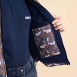 Rönner Florence Barn Vest | Victory Print | Chocolate