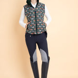 Rönner Florence Barn Vest | Victory Print | Sage