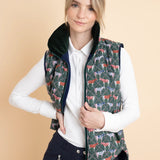 Rönner Florence Barn Vest | Victory Print | Sage