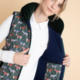 Rönner Florence Barn Vest | Victory Print | Sage
