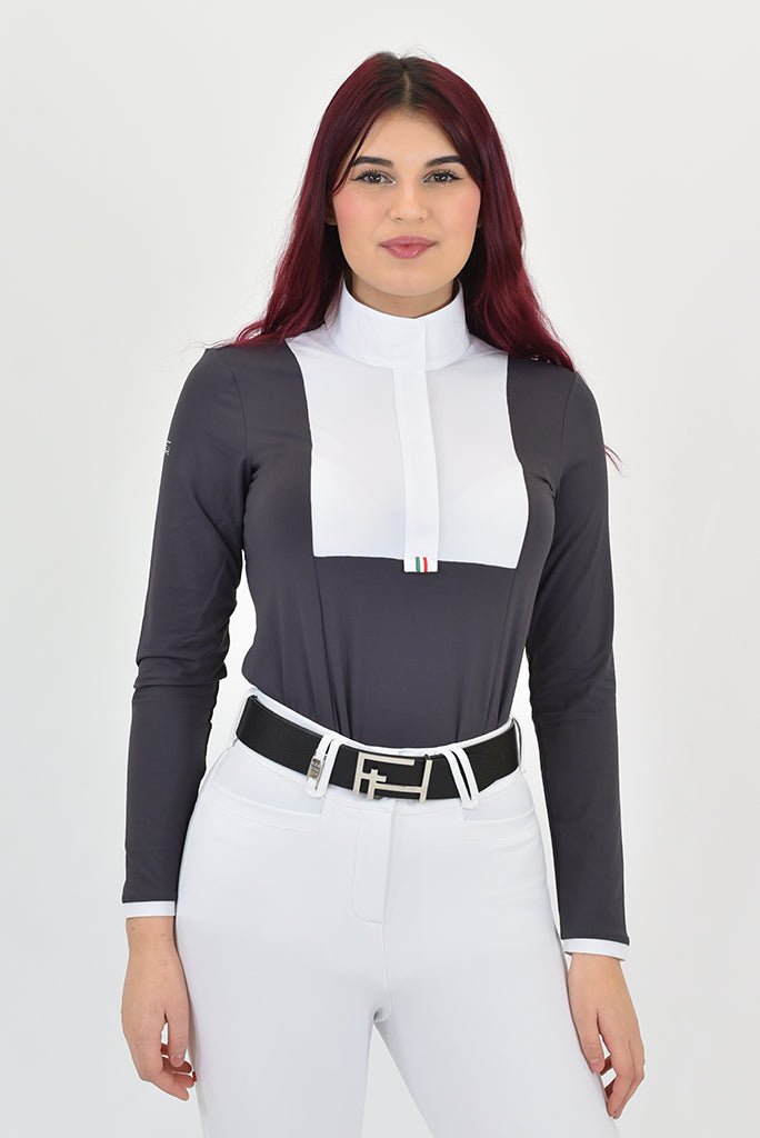 For Horses 'ALIYAH' Long Sleeve Show Shirt - For Horses - Equiluxe Tack