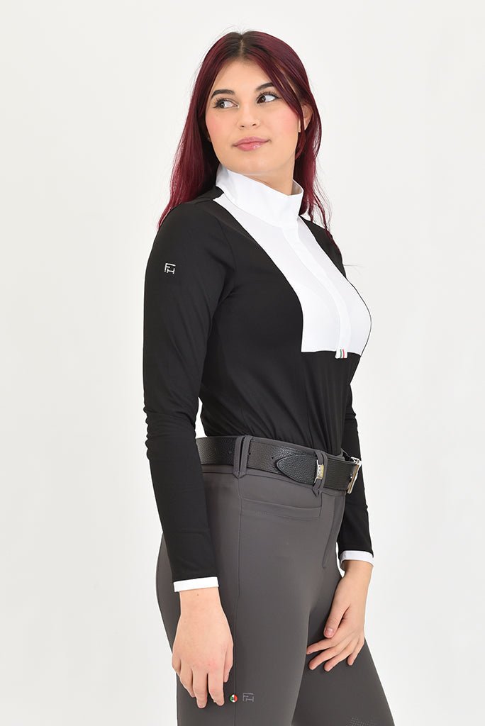 For Horses 'ALIYAH' Long Sleeve Show Shirt - For Horses - Equiluxe Tack