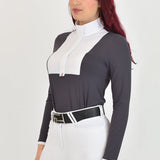 For Horses 'ALIYAH' Long Sleeve Show Shirt - For Horses - Equiluxe Tack