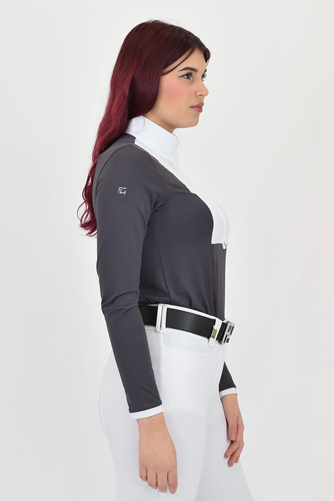 For Horses 'ALIYAH' Long Sleeve Show Shirt - For Horses - Equiluxe Tack