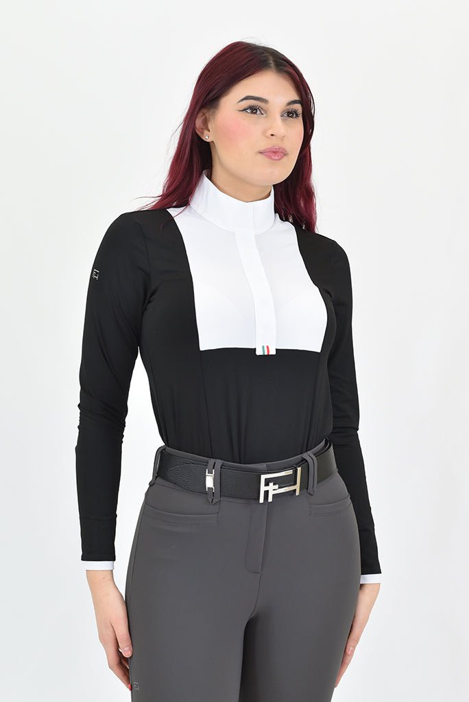 For Horses 'ALIYAH' Long Sleeve Show Shirt - For Horses - Equiluxe Tack