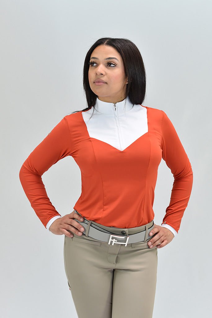 For Horses 'ELDA' Long Sleeve Show Shirt - For Horses - Equiluxe Tack