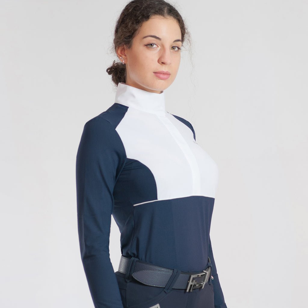 For Horses 'ELEKTRA' Long Sleeve Show Shirt - For Horses - Equiluxe Tack