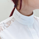 For Horses 'PARIGINA' Lace Short Sleeve Show Shirt - For Horses - Equiluxe Tack