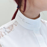 For Horses 'PARIGINA' Lace Short Sleeve Show Shirt - For Horses - Equiluxe Tack