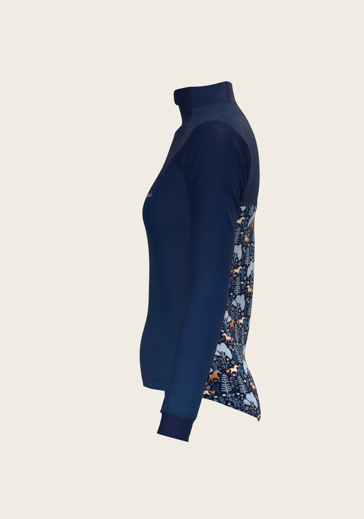  Forest on Navy Sport Sun Shirt - Espoir Equestrian - Equiluxe Tack