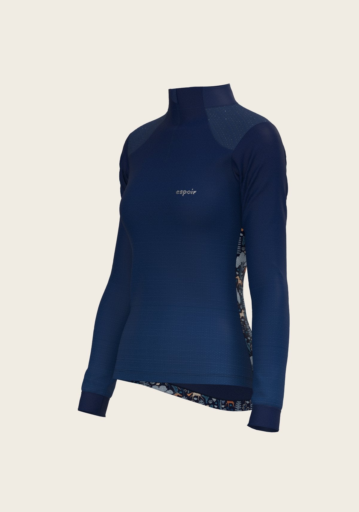  Forest on Navy Sport Sun Shirt - Espoir Equestrian - Equiluxe Tack