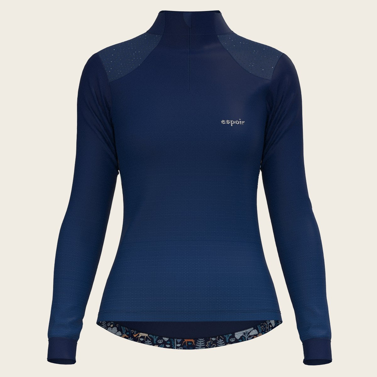  Forest on Navy Sport Sun Shirt - Espoir Equestrian - Equiluxe Tack