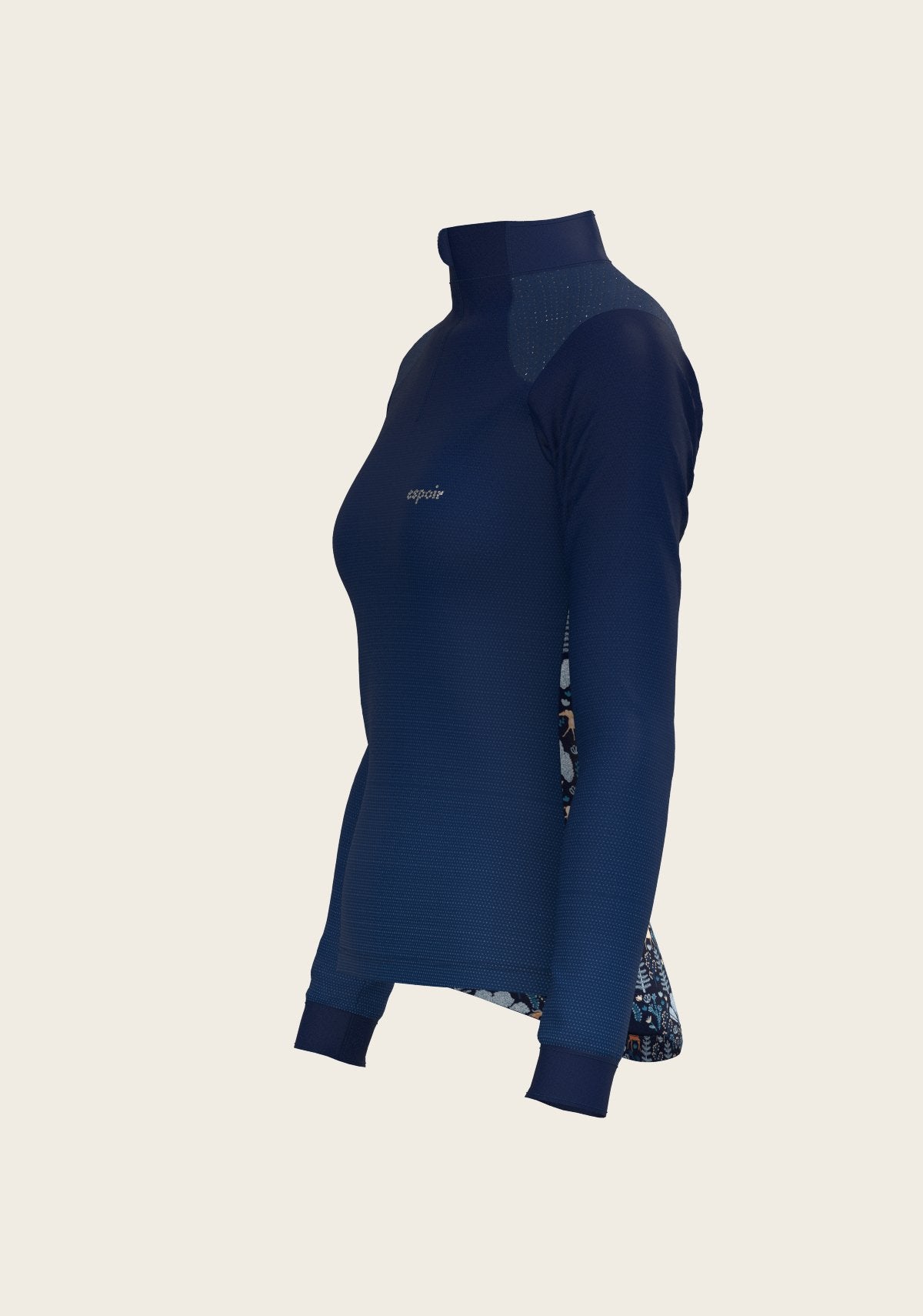  Forest on Navy Sport Sun Shirt - Espoir Equestrian - Equiluxe Tack