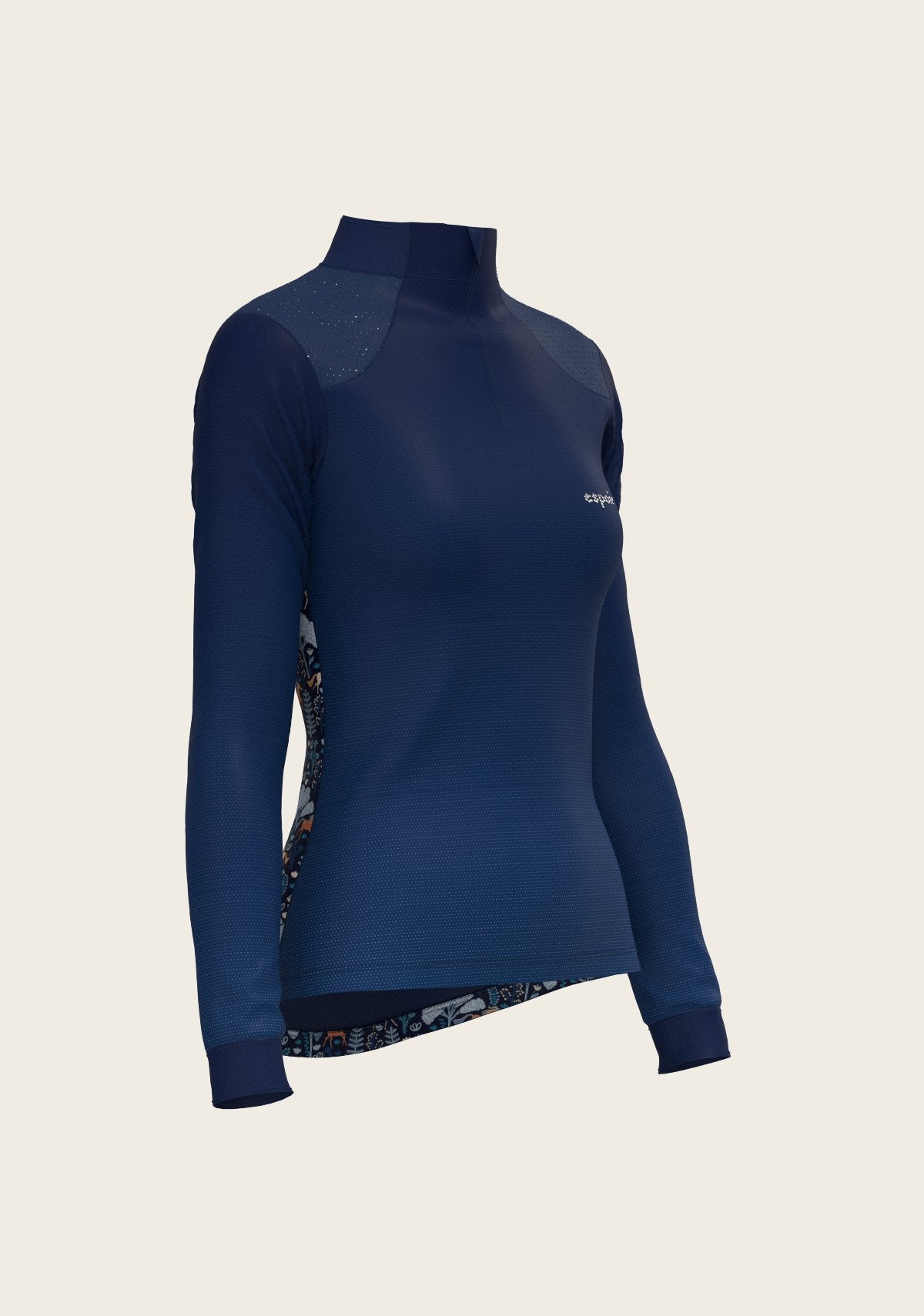  Forest on Navy Sport Sun Shirt - Espoir Equestrian - Equiluxe Tack